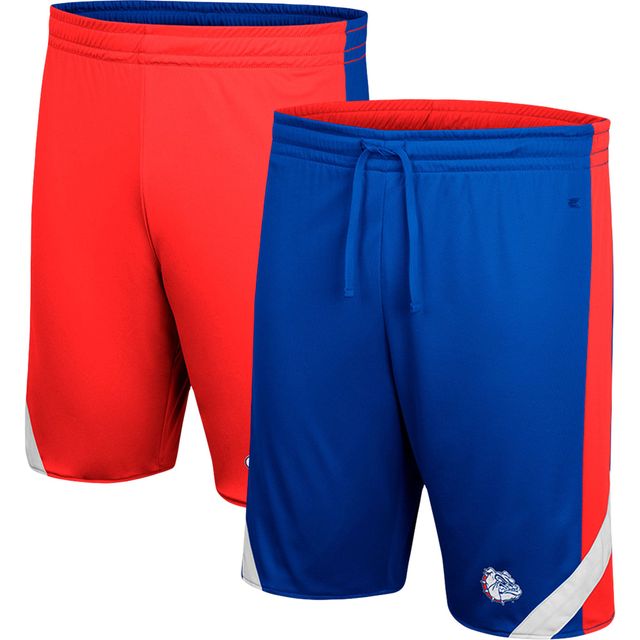 Short réversible pour hommes Colosseum bleu marine/rouge Gonzaga Bulldogs Am I Wrong