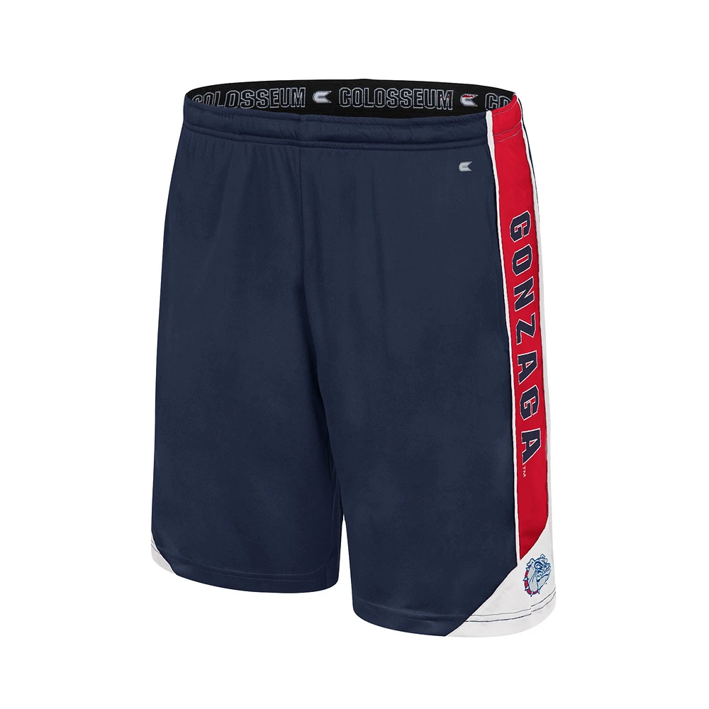 Men's Colosseum Navy Gonzaga Bulldogs Haller Shorts