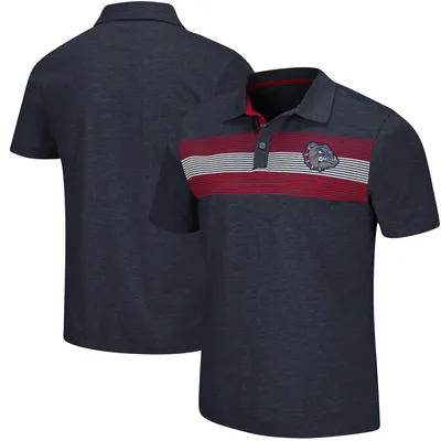 Polo pour hommes Colosseum Navy Gonzaga Bulldogs Logan