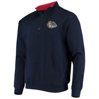 Men's Colosseum Navy Gonzaga Bulldogs Tortugas Logo Quarter-Zip Jacket