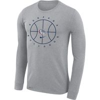 Men's Nike Gonzaga Bulldogs Basketball Icon Legend Performance Long Sleeve T-Shirt