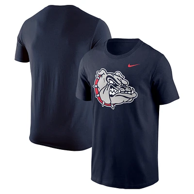 T-shirt Nike bleu marine avec logo Gonzaga Bulldogs pour homme