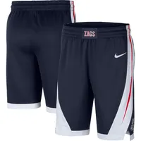 Nike - Gonzaga Bulldogs Replica Performance Short de basketball pour homme Bleu marine