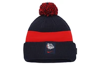 Men's Nike Navy Gonzaga Bulldogs Sideline Team Cuffed Knit Hat with Pom