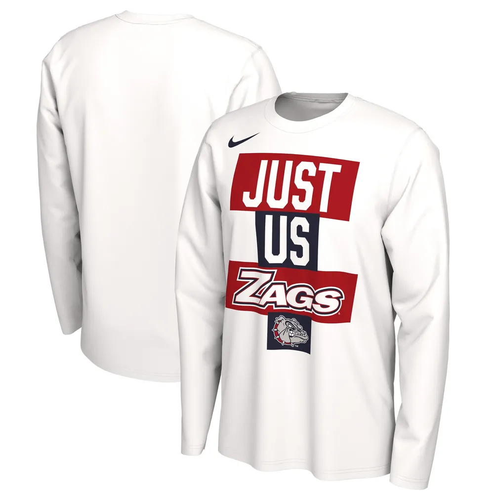Youth Nike Navy Gonzaga Bulldogs Basketball Logo Performance T-Shirt