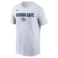 Men's Nike White Gonzaga Bulldogs 2025 On-Court Bench T-Shirt