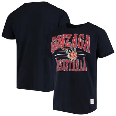 Gonzaga Bulldogs Original Retro Brand Basketball Hoop T-Shirt - Navy