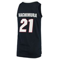 Men's Original Retro Brand Rui Hachimura Navy Gonzaga Bulldogs Alumni Basketball Jersey