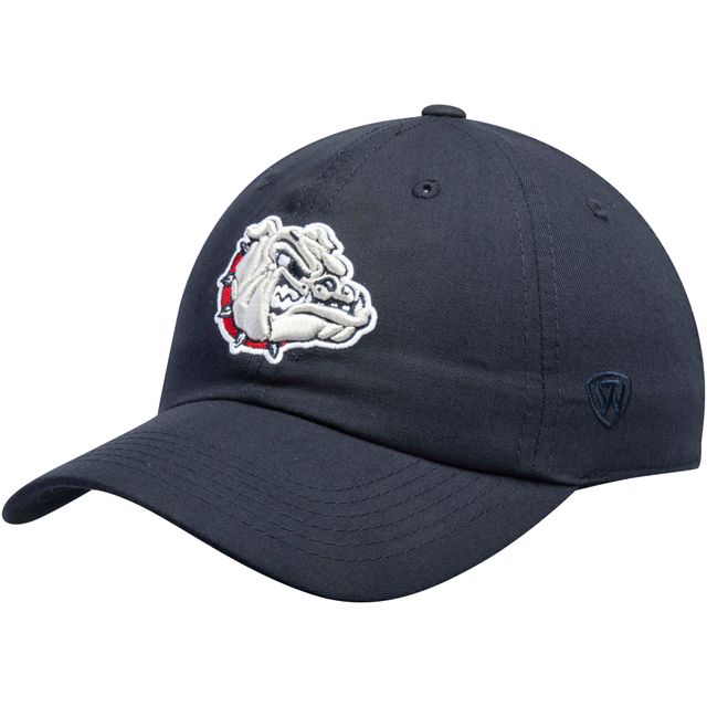 Chapeau ajustable à logo principal Gonzaga Bulldogs bleu marine Top of the World pour hommes