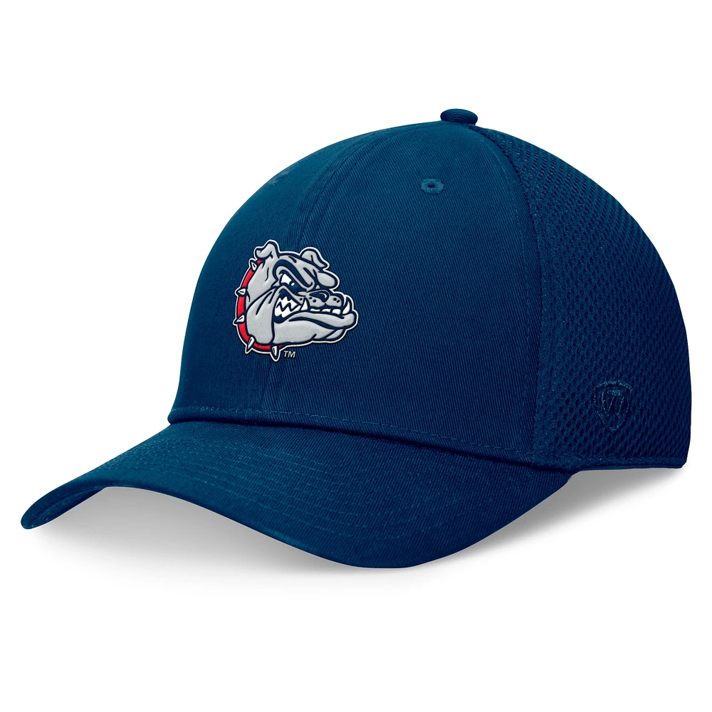 Men's Top of the World Navy Gonzaga Bulldogs Spacer Flex Hat