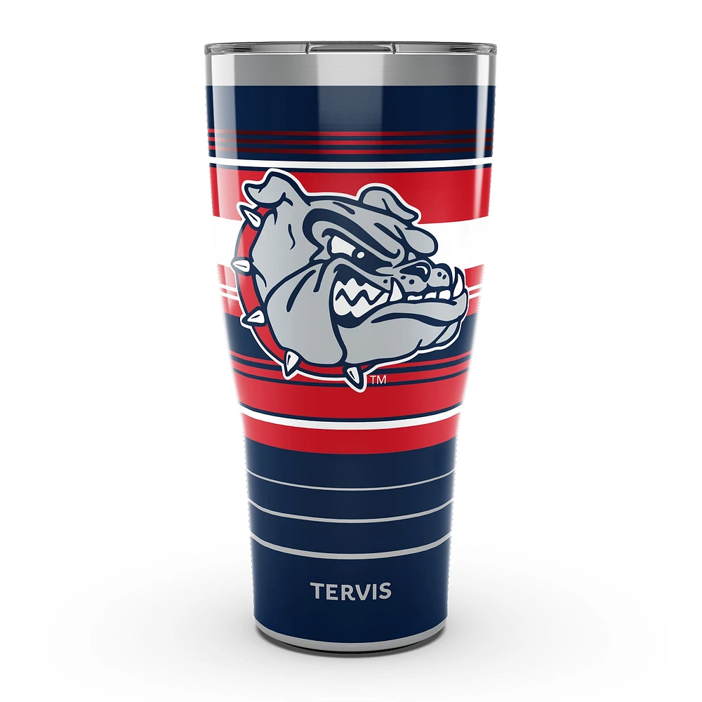 Tervis Gonzaga Bulldogs 30oz. Gobelet en acier inoxydable à rayures Hype