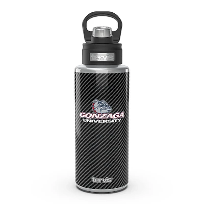 Tervis Gonzaga Bulldogs 32oz. Bouteille d'eau à large goulot en fibre de carbone