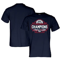 Unisex Blue 84 Navy Gonzaga Bulldogs 2025 WCC Men's Basketball Conference Tournament Champions T-Shirt