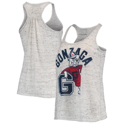 Women's Homefield Ash Gonzaga Bulldogs Vintage Racerback Tank Top