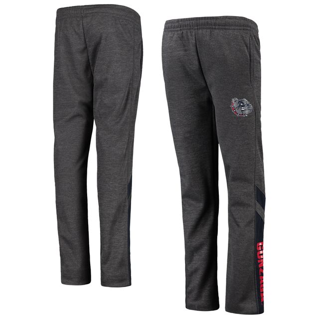 Youth Colosseum Heathered Charcoal Louisville Cardinals Fleece Pants