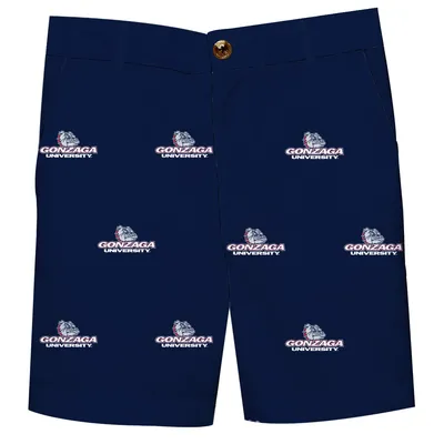 Gonzaga Bulldogs Youth Team Logo Structured Shorts - Navy
