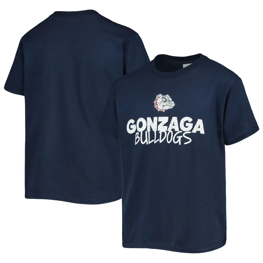 Youth Navy Gonzaga Bulldogs Team T-Shirt