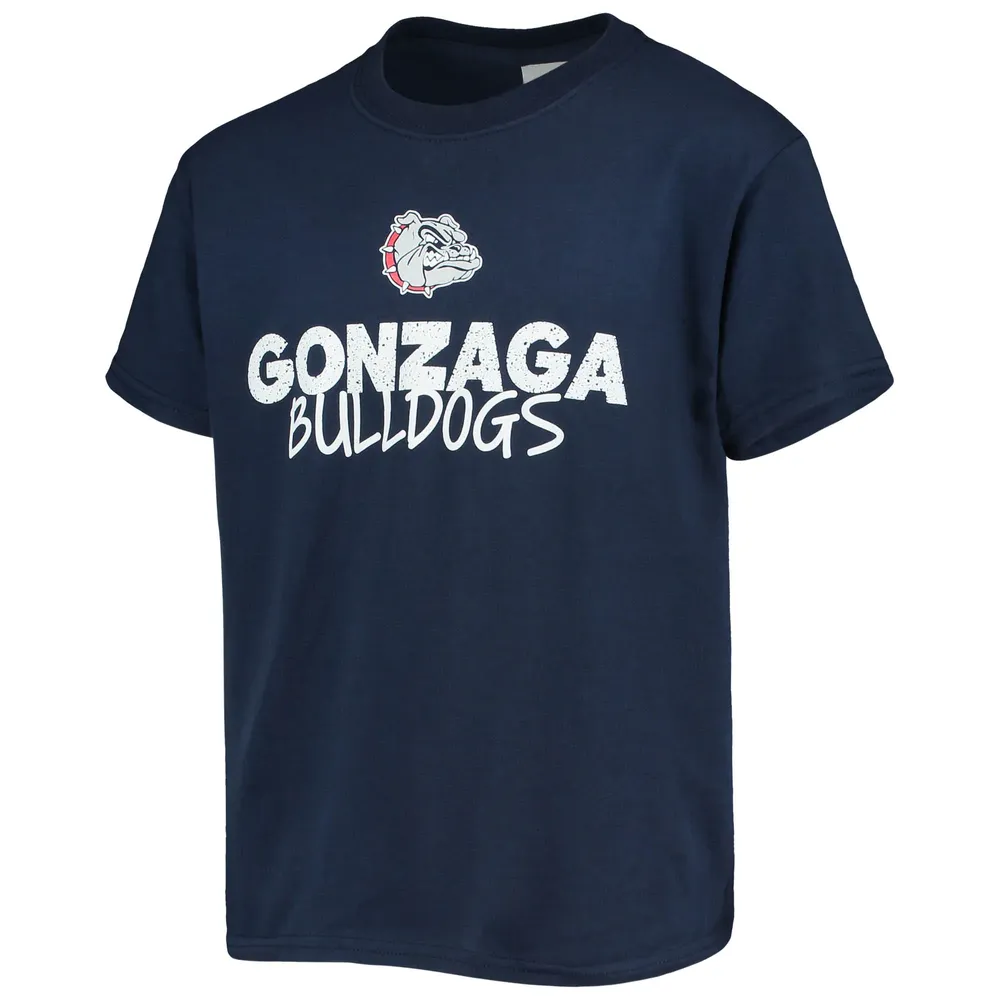 T-shirt bleu marine de l'équipe Gonzaga Bulldogs pour jeune