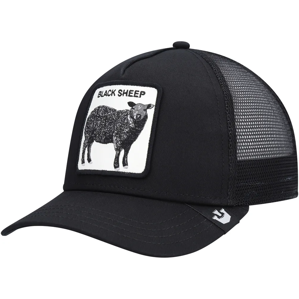 Men's Black Goorin Bros Black Sheep Trucker Snapback Hat