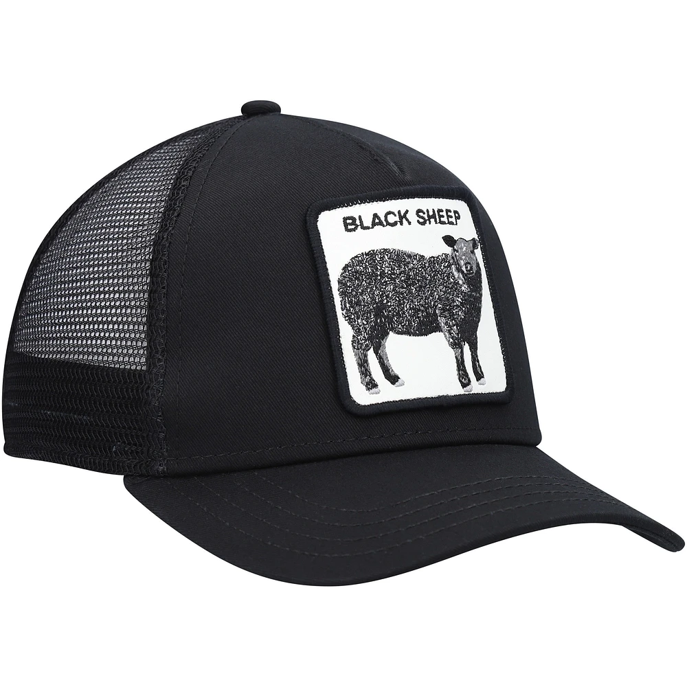 Men's Black Goorin Bros Black Sheep Trucker Snapback Hat