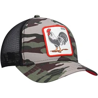 Casquette réglable Camo The Rooster Trucker pour homme