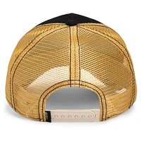 Casquette de camionneur ajustable Goorin Bros noire/beige pour homme