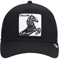 Casquette Snapback Trucker Stallion II noire Goorin Bros pour hommes