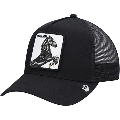 Casquette Snapback Trucker Stallion II noire Goorin Bros pour hommes