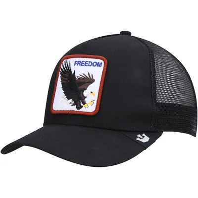 Goorin Bros The Freedom Eagle Trucker Snapback Hat - Black