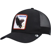 Casquette Snapback noire The Freedom Eagle Trucker Goorin Bros pour hommes