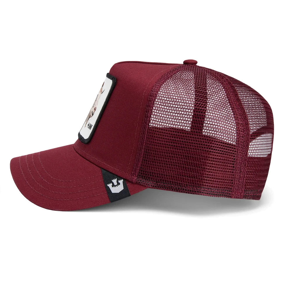 Men's Goorin Bros Burgundy Himothy Adjustable Trucker Hat