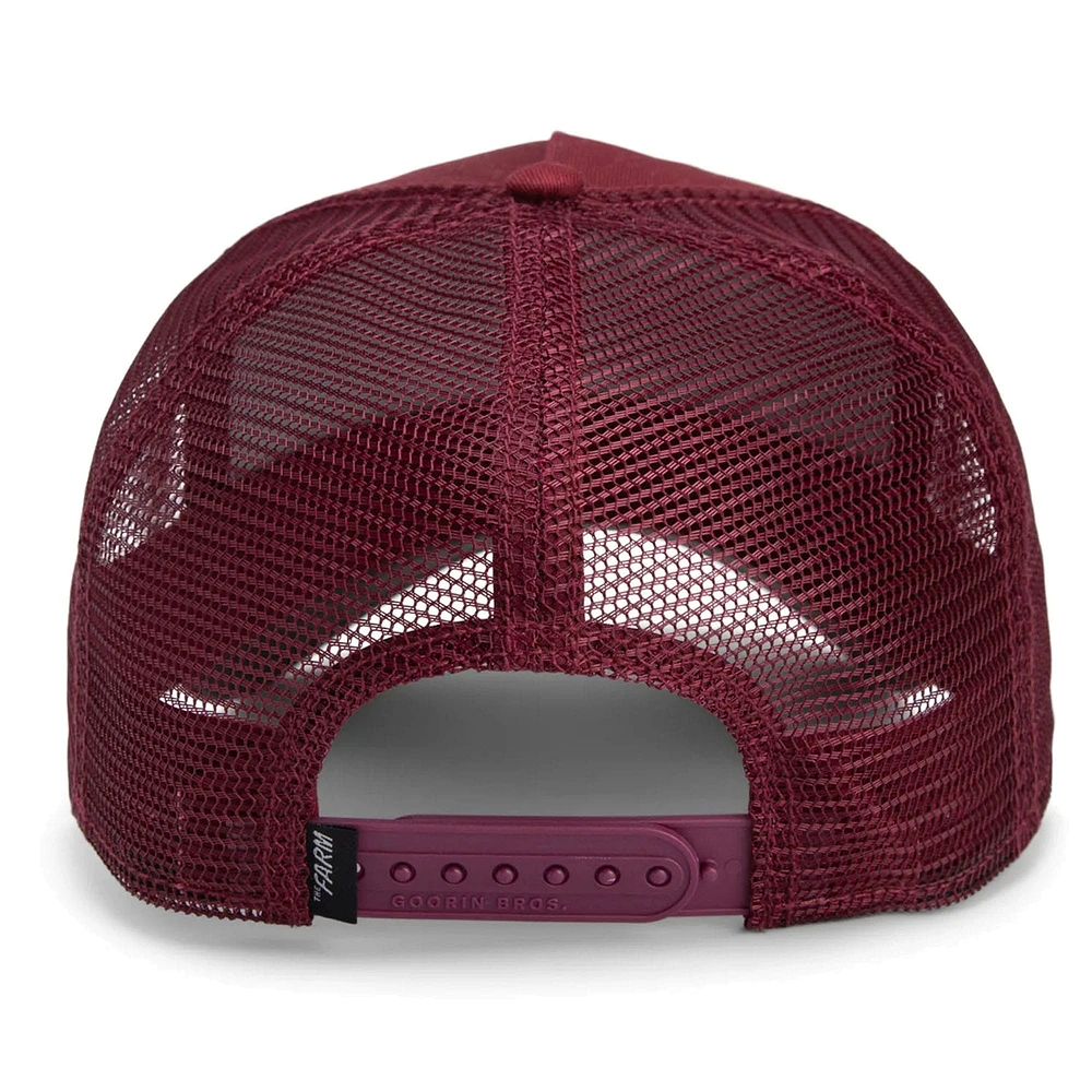 Men's Goorin Bros Burgundy Himothy Adjustable Trucker Hat