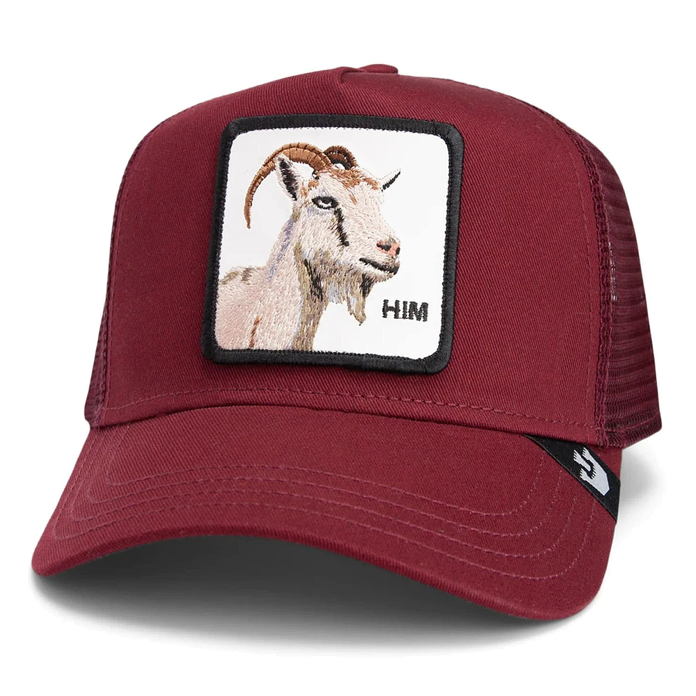 Men's Goorin Bros Burgundy Himothy Adjustable Trucker Hat