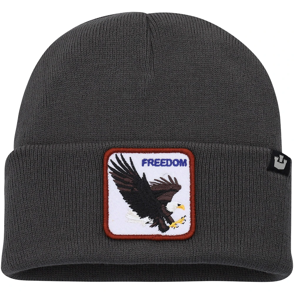 Men's Goorin Bros Charcoal Toasty Freedom Cuffed Knit Hat