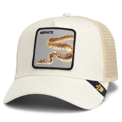 Men's Goorin Bros Cream Deadly Companion Adjustable Canvas Trucker Hat
