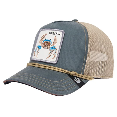 Men's Goorin Bros Gray Wuz Crackin' Trucker Adjustable Hat