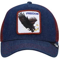 Men's Goorin Bros Navy/Maroon The Freedom Eagle Trucker Adjustable Hat