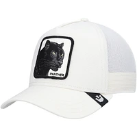 Casquette ajustable blanche The Panther Trucker Goorin Bros pour hommes