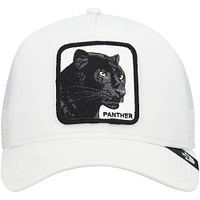 Casquette ajustable blanche The Panther Trucker Goorin Bros pour hommes