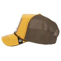 Casquette ajustable jaune Ol' Man Bert Trucker Goorin Bros pour hommes