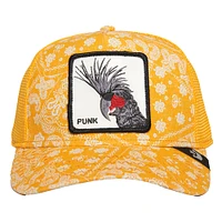 Peinture en aérosol jaune Goorin Bros pour hommes, casquette réglable de camionneur Punk Arch