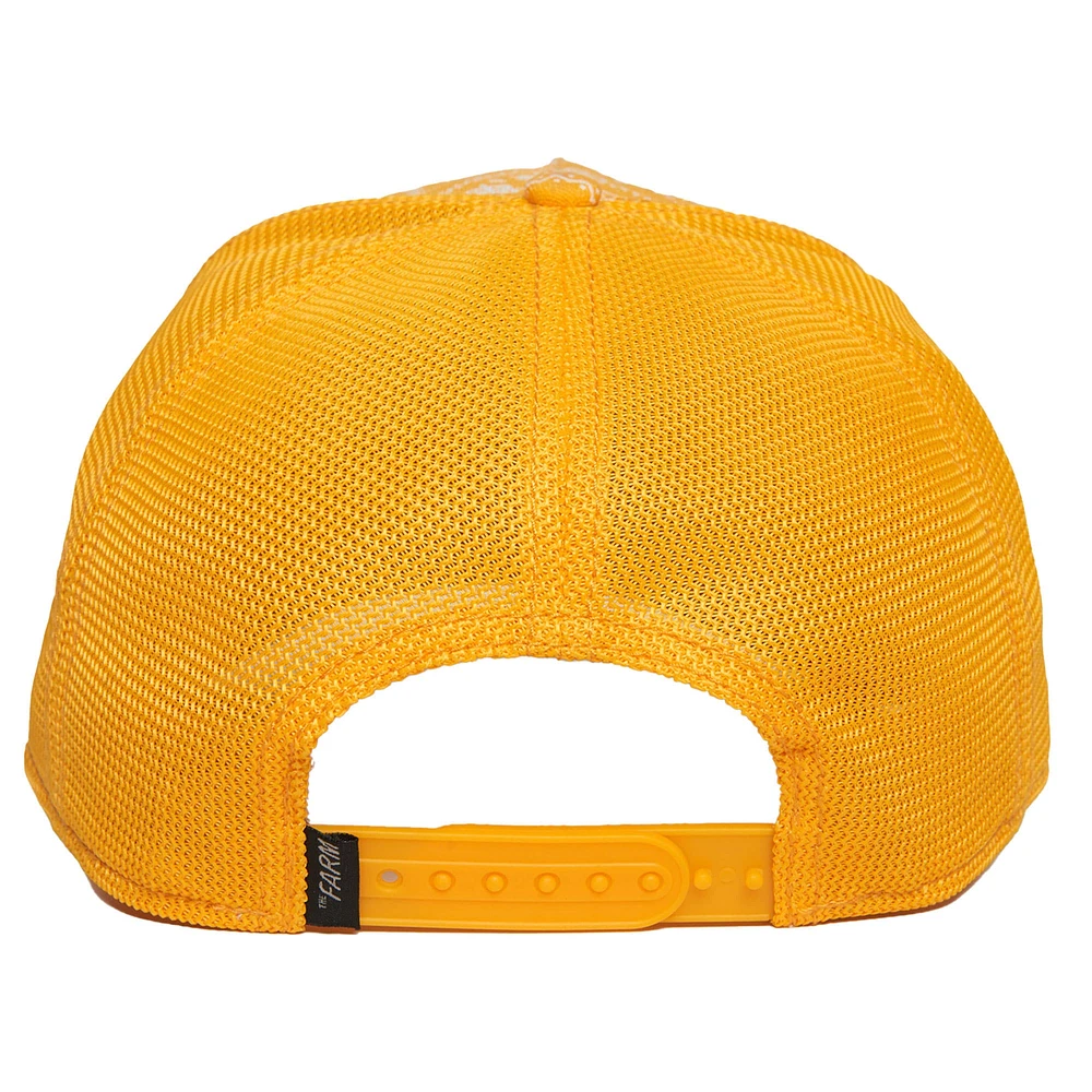 Peinture en aérosol jaune Goorin Bros pour hommes, casquette réglable de camionneur Punk Arch