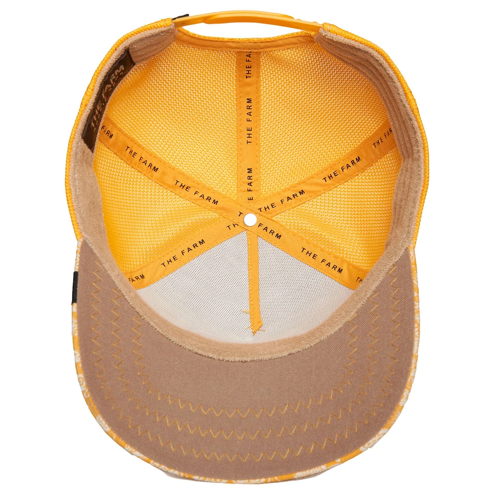 Men's Goorin Bros Yellow Spray Paint The Punk Arch Trucker Adjustable Hat