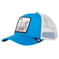 Casquette réglable Trucker bleue Wild Stripes Goorin Bros pour jeune