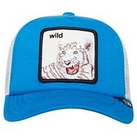 Casquette réglable Trucker bleue Wild Stripes Goorin Bros pour jeune