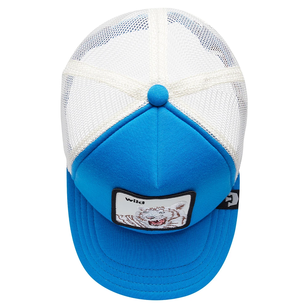 Casquette réglable Trucker bleue Wild Stripes Goorin Bros pour jeune