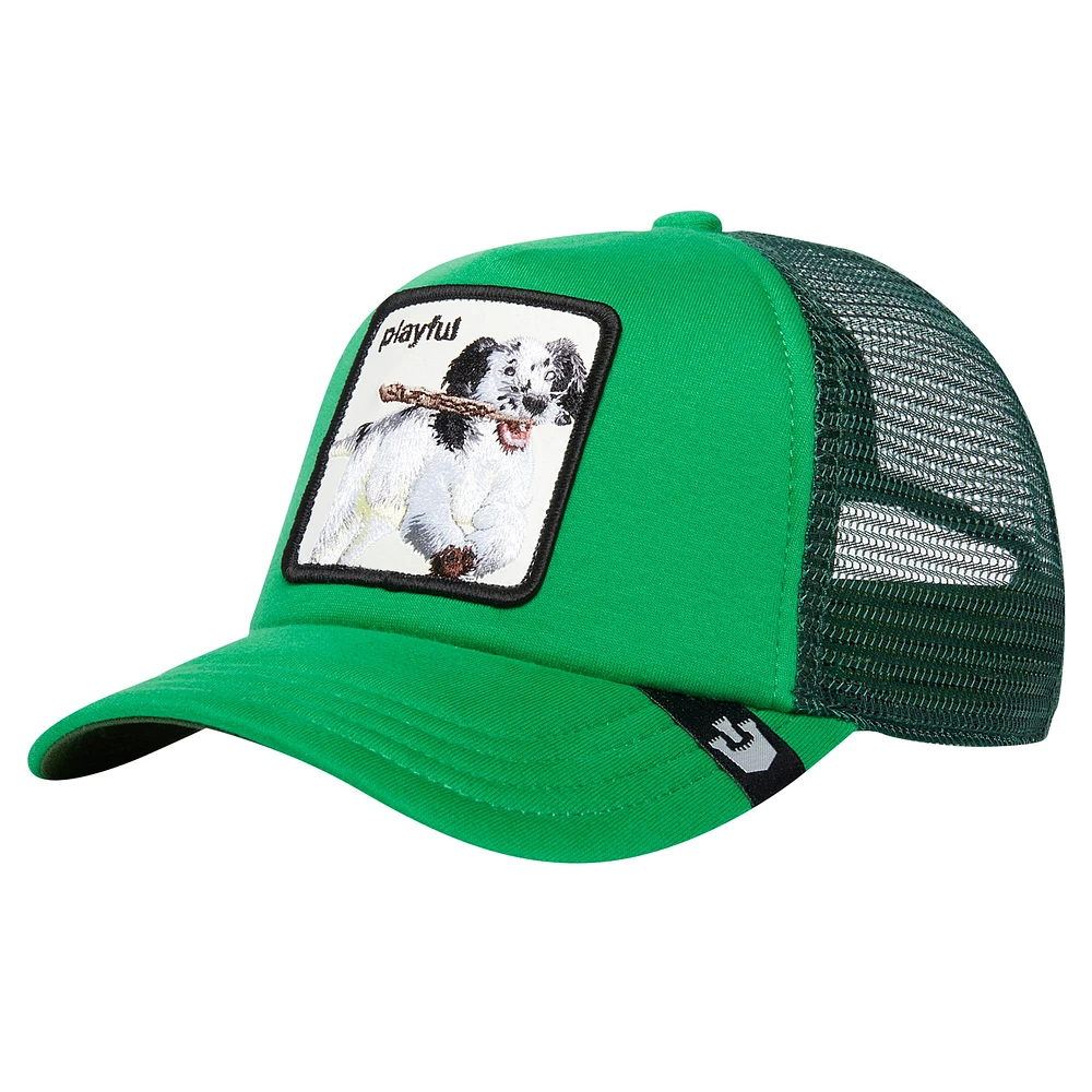 Youth Goorin Bros Kelly Green Playtime Trucker Adjustable Hat