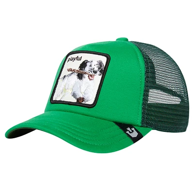 Casquette réglable Trucker Playtime verte Kelly Goorin Bros pour jeunes