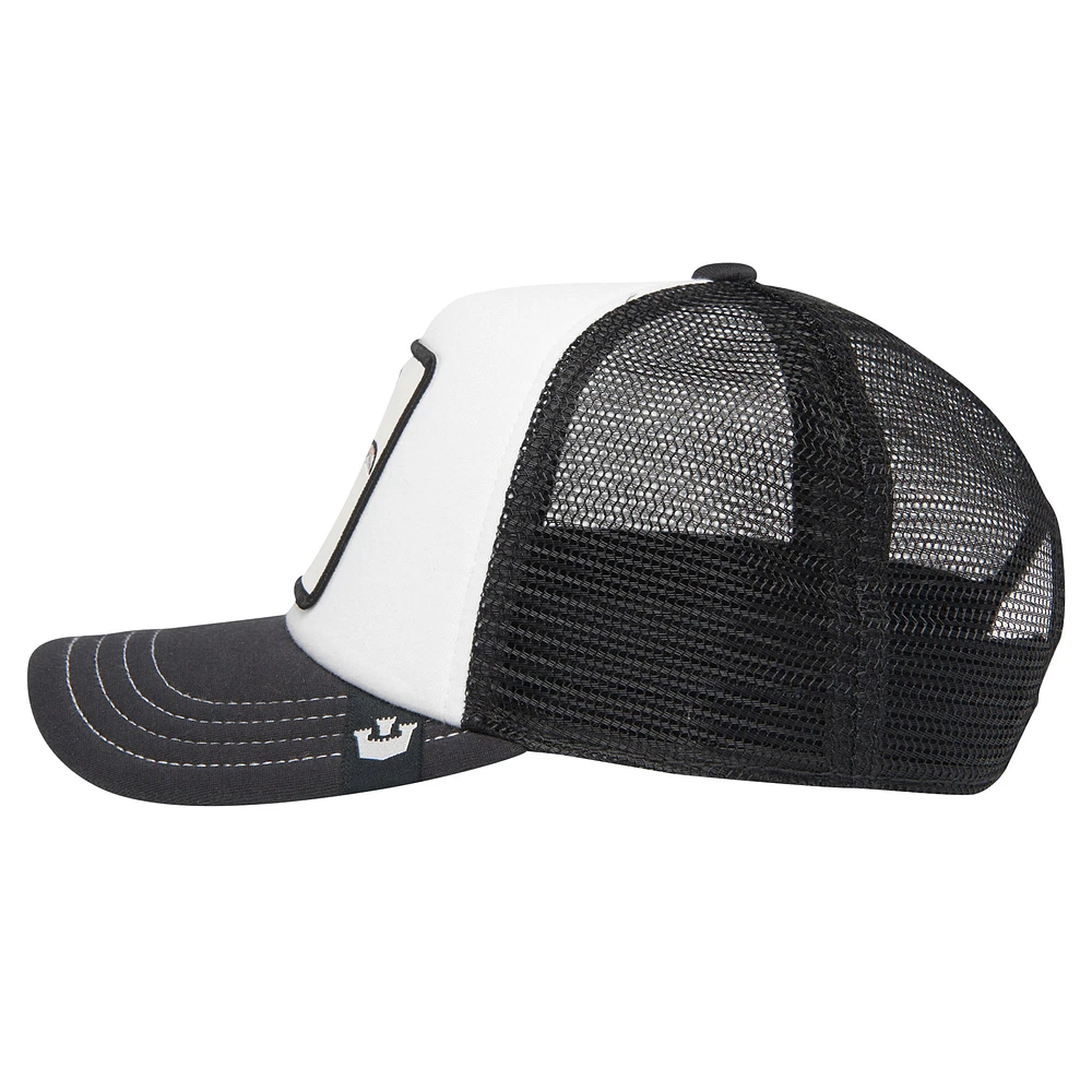 Youth Goorin Bros  White/Black Tuxie Trucker Adjustable Hat