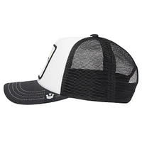 Casquette réglable Tuxie Trucker Goorin Bros blanc/noir pour jeune